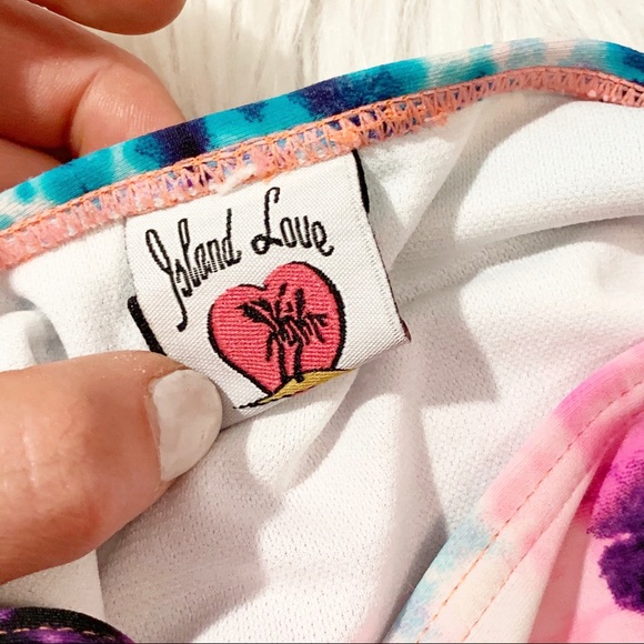 Island Love | Cotton Candy Tie Dye Bikini Bottom - Picture 3 of 6